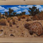 3D Turtle In Desert