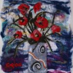 Vase Of Poppies