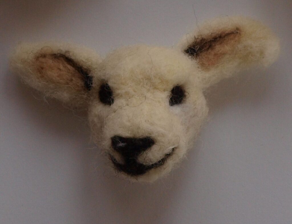 Needle Felt Brooches And Necklaces